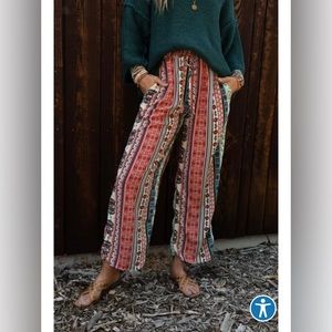 Three Bird Nest Staycation Wide Leg Pant